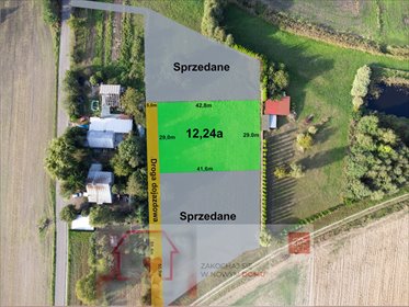 działka na sprzedaż 1224m2 działka Starościce