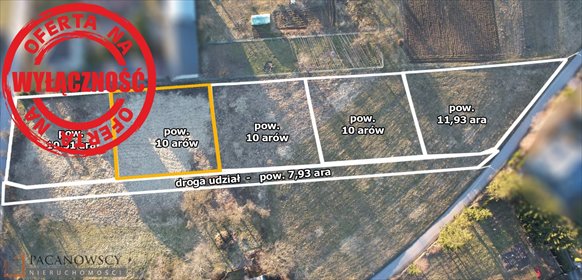 działka na sprzedaż 1000m2 działka Górna Wieś