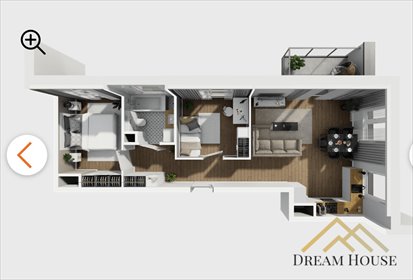 mieszkanie na sprzedaż 57m2 mieszkanie Gdańsk, Niedźwiednik, Leśna Góra