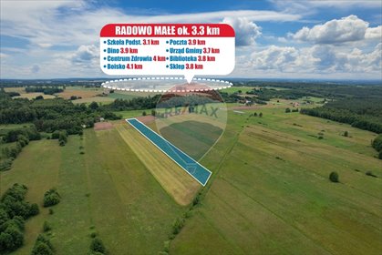 Polecam działkę 15 400 m² z możliwością zabudowy i dotacji działka Radowo Małe