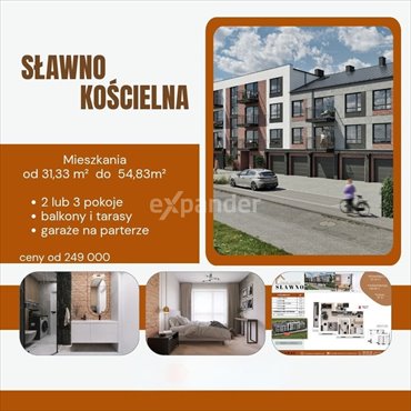 mieszkanie na sprzedaż 40m2 mieszkanie Sławno, Kościelna