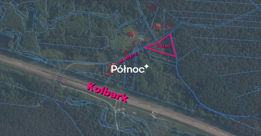 działka na sprzedaż 2143m2 działka Kolbark, Młyny