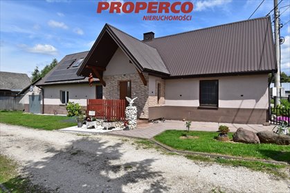 Polecam nowoczesny dom 175 m² z panelami fotowoltaicznymi dom Chmielnik, Jasień