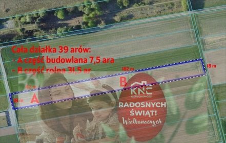 działka na sprzedaż 3847m2 działka Lisów