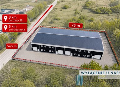 Nowoczesne moduły magazynowe od 225 m² w Starej Wsi magazyn Stara Wieś, Grodziska
