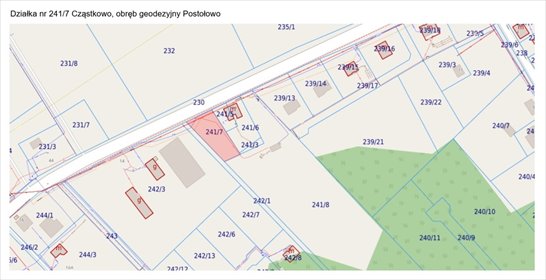 działka na sprzedaż 930m2 działka Postołowo, Cząstkowo