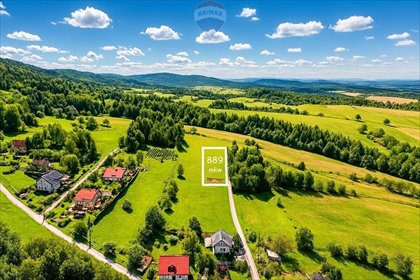 działka na sprzedaż 889m2 działka Andrychów, Jarosława Dąbrowskiego