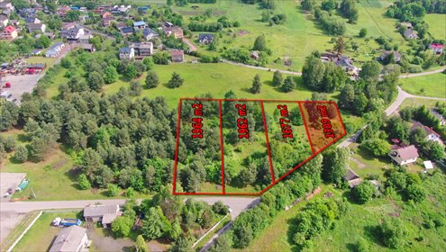 działka na sprzedaż 1309m2 działka Grabowa, Zielona