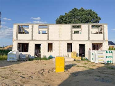 Nowoczesny bliźniak w Pępowie z tarasem i 4 sypialniami - polecam! dom Pępowo, Wiejska