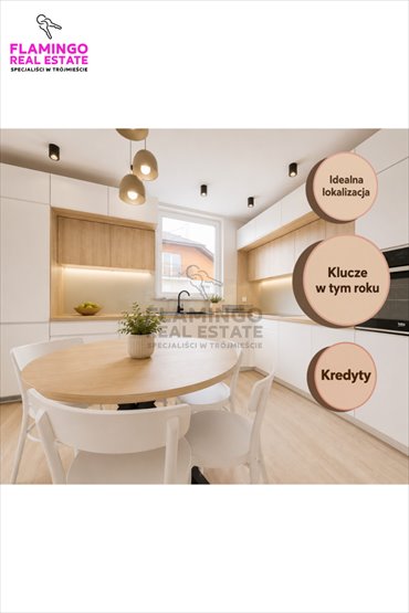 Nowoczesne 3-pokojowe mieszkanie (56,49 m²) w Gdańsku mieszkanie Gdańsk, Orunia Południe