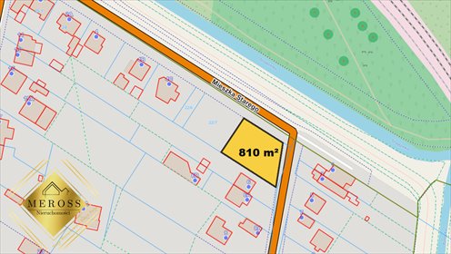 Działka budowlana 810 m² z mediami w Stradomie - szybki dostęp działka Częstochowa, Stradom