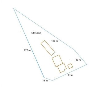 Działka z budynkiem 5145 m² - magazyn i mieszkanie lokal użytkowy Mrowino, Dworcowa