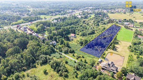 Do sprzedania duża działka 13 630 m² w Poczesnej działka Kolonia Poczesna