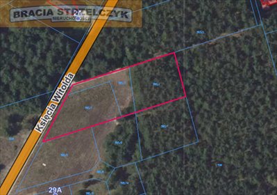 działka na sprzedaż 2215m2 działka Łacha