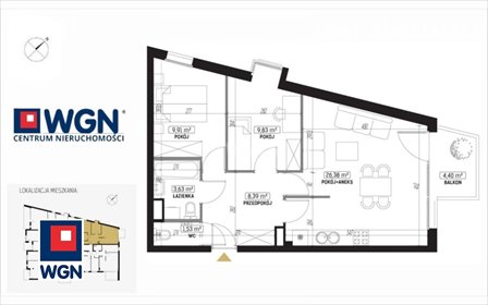 mieszkanie na sprzedaż 60m2 mieszkanie Lublin, Sławin, Sławin