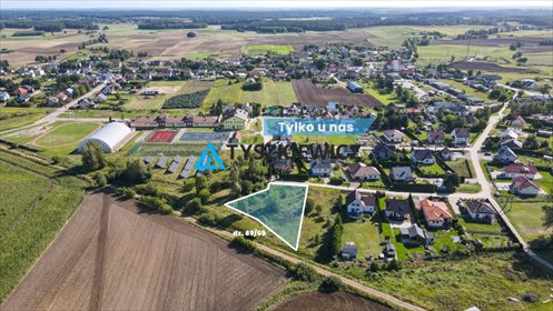 działka na sprzedaż 1122m2 działka Bobowo, Skośna