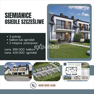 mieszkanie na sprzedaż 56m2 mieszkanie Siemianice, Miejska