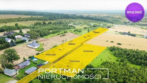 działka na sprzedaż 1000m2 działka Osieck