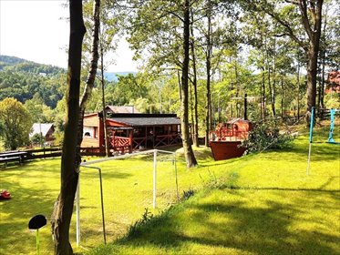 Do sprzedania działka 32 ar z domkiem i atrakcjami w Świnnej Porębie działka Świnna Poręba