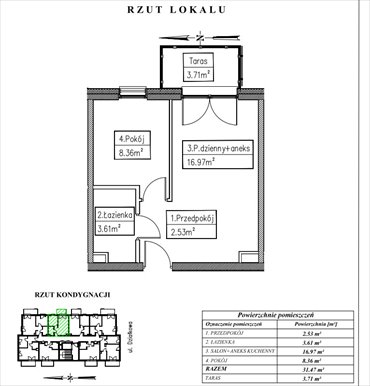 mieszkanie na sprzedaż 31m2 mieszkanie Wrocław, Krzyki, Gaj