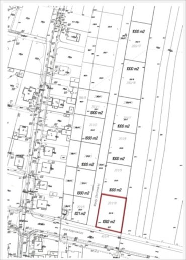 działka na sprzedaż 1092m2 działka Zgierz, Jana Kasprowicza