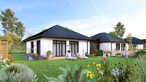 Na sprzedaż nowoczesny bliźniak 100 m² z ogródkiem 600 m² w Nowym Dworze dom Nowy Dwór Mazowiecki, Sosnowa