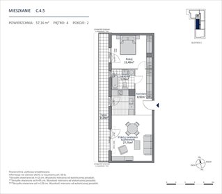 Polecam nowoczesne 2-pokojowe mieszkanie 57 m² w Gdańsku mieszkanie Gdańsk, Morena