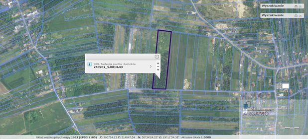 działka na sprzedaż 22000m2 działka Mysłów, Słoneczna