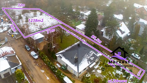 działka na sprzedaż 1242m2 działka Częstochowa, Dźbów, ul. Zdrowa