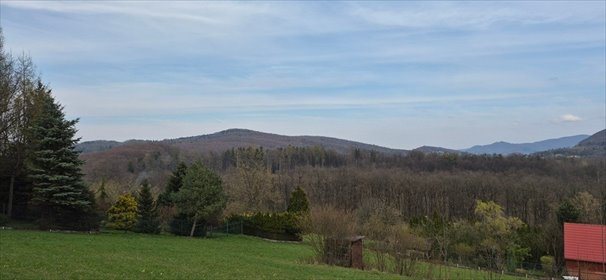 Działka z widokiem na Beskidy, las, cisza, 2900 m² działka Dzięgielów, Kamienna