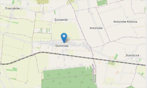 działka na sprzedaż 4500m2 działka Dominów