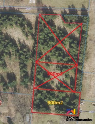 Działka 900 m2 z mediami, ogrodzona, osiedle domków działka Cigacice