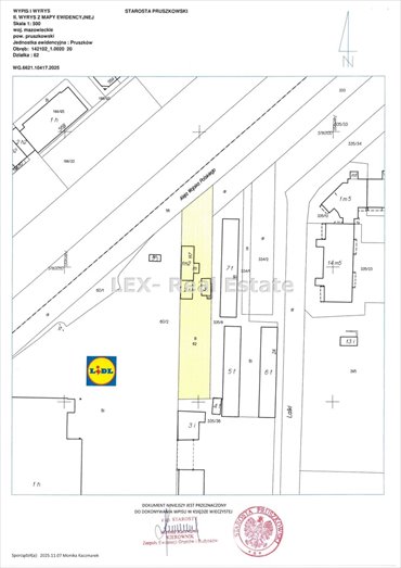 działka na sprzedaż 870m2 działka Pruszków