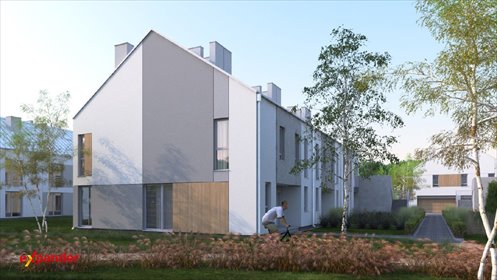 Nowoczesny segment 131m2 z ogródkiem i miejscami dom Nowa Wola, Przepiórki