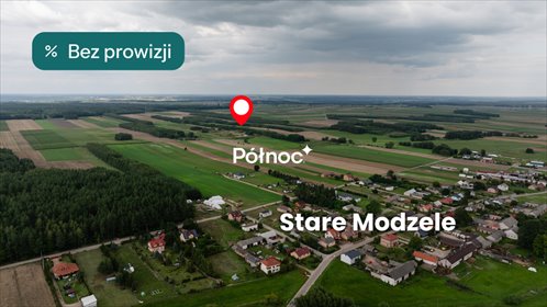 Działka 1000 m² w Starych Modzelach, media w drodze - polecam! działka Stare Modzele
