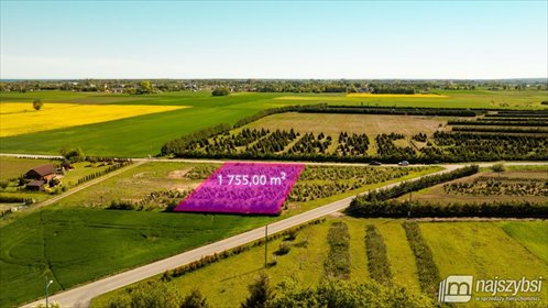 działka na sprzedaż 1755m2 działka Będzinko