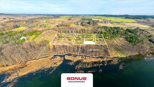 Na sprzedaż działka nad jeziorem Lubie 756 m² w Lubieszewie działka Lubieszewo