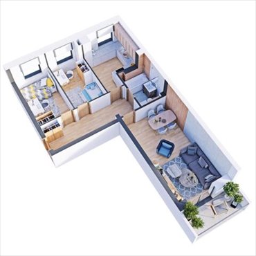 mieszkanie na sprzedaż 61m2 mieszkanie Ostrołęka, Pomian, Żniwna