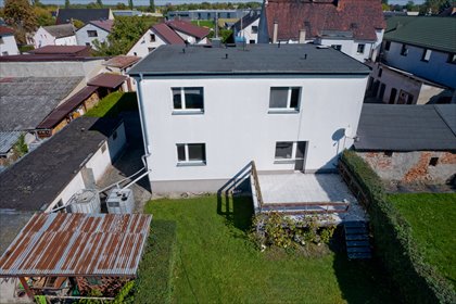 Dom szeregowy 220 m², dwa mieszkania, ogród, garaż dom Strzelce Opolskie, 1 Maja