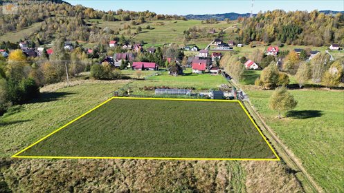 działka na sprzedaż 1600m2 działka Koszarawa