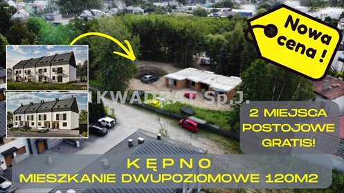 Przestronne 120 m² dwupoziomowe mieszkanie w Kępnie - zapraszam mieszkanie Kępno