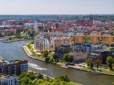 Polecam luksusowy apartament 47 m² z widokiem na Motławę mieszkanie Gdańsk, Śródmieście, Stara Stocznia