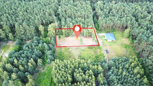 działka na sprzedaż 1506m2 działka Dębniak