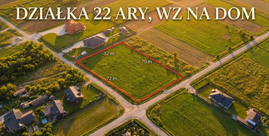 Zapraszam do zakupu działki 22 arów z WZ na dom w Woli Zarczyckiej działka Wola Zarczycka