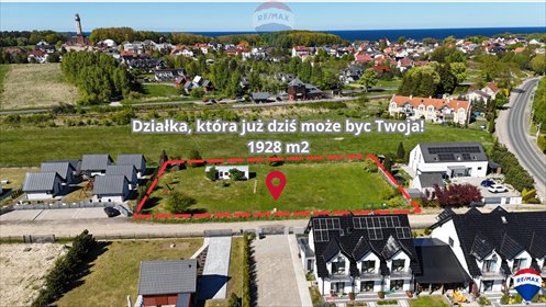 działka na sprzedaż 1992m2 działka Niechorze