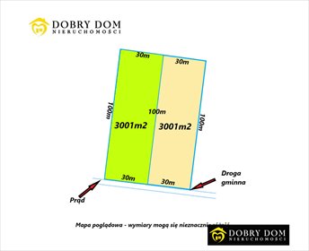 działka na sprzedaż 3001m2 działka Zaczerlany-Kolonia