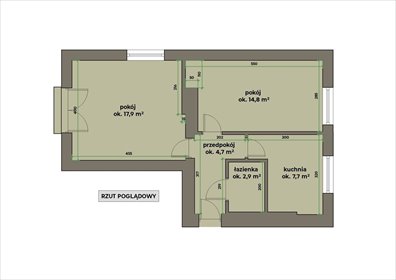 mieszkanie na sprzedaż 51m2 mieszkanie Kraków, Łagiewniki-Borek Fałęcki, Borek Fałęcki, Kępna