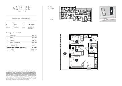 mieszkanie na sprzedaż 48m2 mieszkanie Bydgoszcz, Toruńska