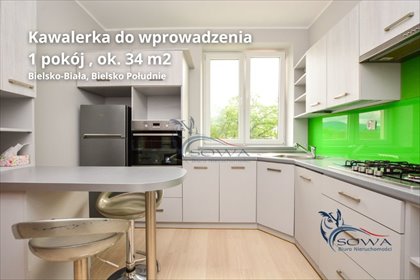 Przytulne 34 m2 z widokiem na góry i Park Mickiewicza mieszkanie Bielsko-Biała, Bielsko Południe