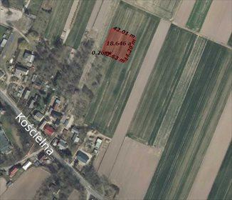 działka na sprzedaż 1840m2 działka Tyszowce, Kościelna
